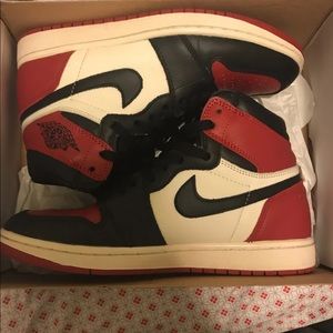 Retro Air Jordan bred 1’s